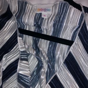 Navy/white LuLaRoe Shirley BNWT Medium